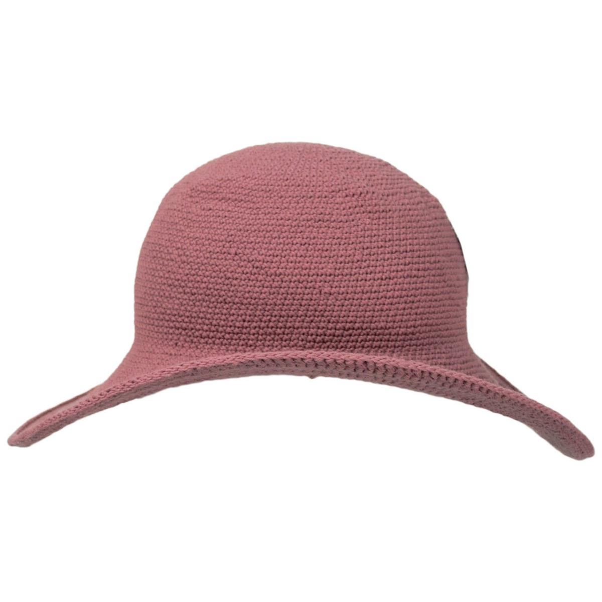 San Diego Hat Company | Bali Cotton Crochet Sun Hat  | 108934 | profile | ROSE