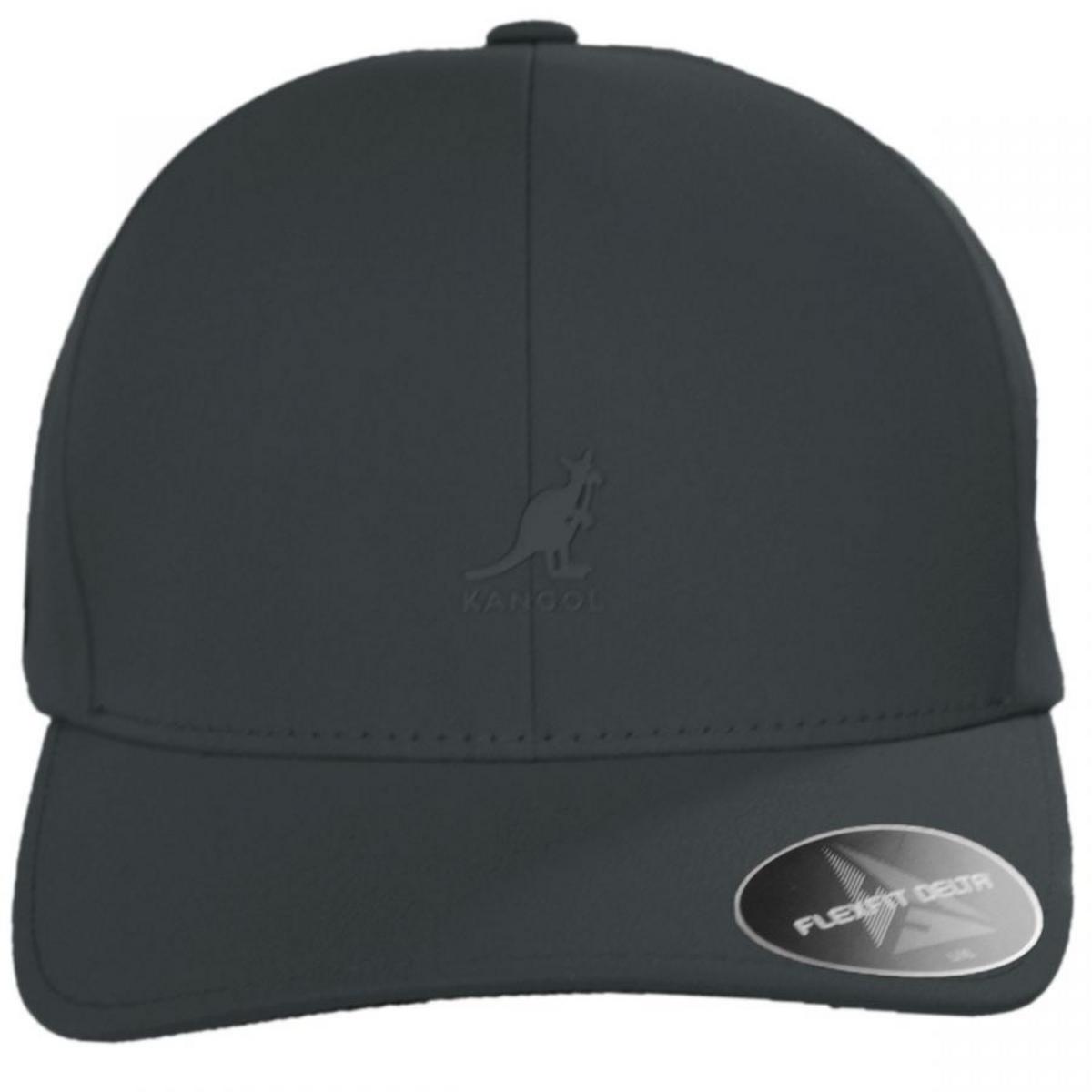 Kangol | Flexfit Delta Tech Fitted Baseball Cap | 201189 | front | DARK GREY