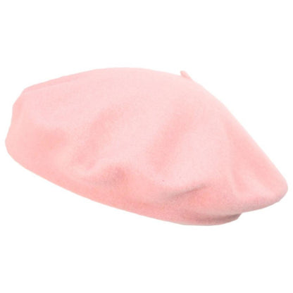 Parkhurst | Classic Wool Beret | 151124 | lead | CAMEO PINK