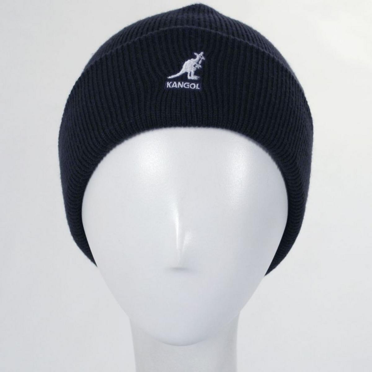 Kangol | Cuff Pull-On Beanie Hat | 500408 | front | DARK BLUE