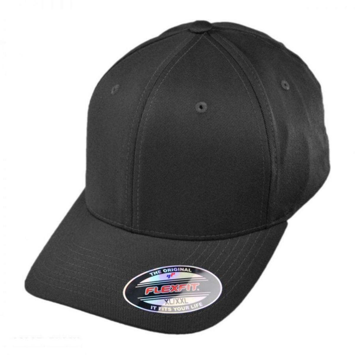 Flexfit | Combed Twill MidPro Flexfit Fitted 7 3/8 - 8 Baseball Cap | 221503 | lead | BLACK