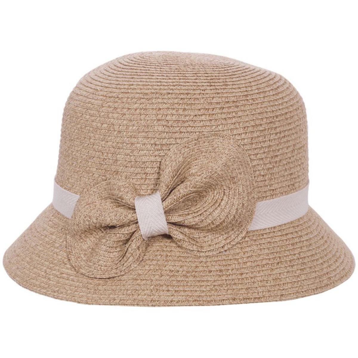 Toucan Collection | Toyo Straw Bow Cloche Hat - Made to Order