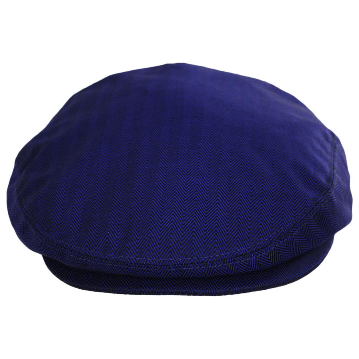 Baskerville Hat Company | Wholesale Llanddew Cotton Herringbone Ivy Cap B2B Pre-Pack | B2B167680 | front | NAVY BLUE