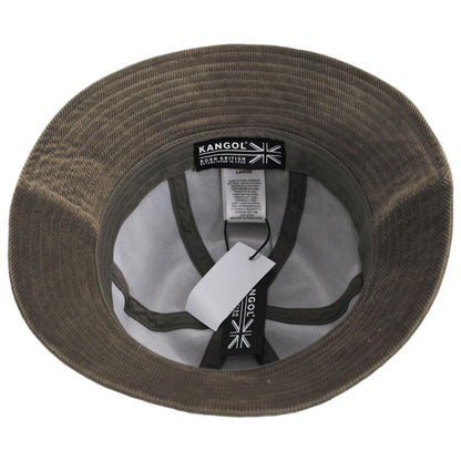 Kangol | Cord Casual Bucket Hat | 185793 | under | NICKEL