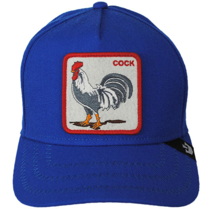 Goorin Bros | Rooster 100 Trucker Snapback Baseball Cap | 200644 | front | BLUE