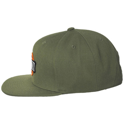 BRIXTON HATS | Wendall Wool Blend MP Snapback Baseball Cap | 201834 | profile | OLIVE SURPLUS