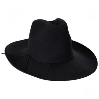 Lack of Color | Goldfinger Wool Felt Western Hat | 124316 | lead | BLACK