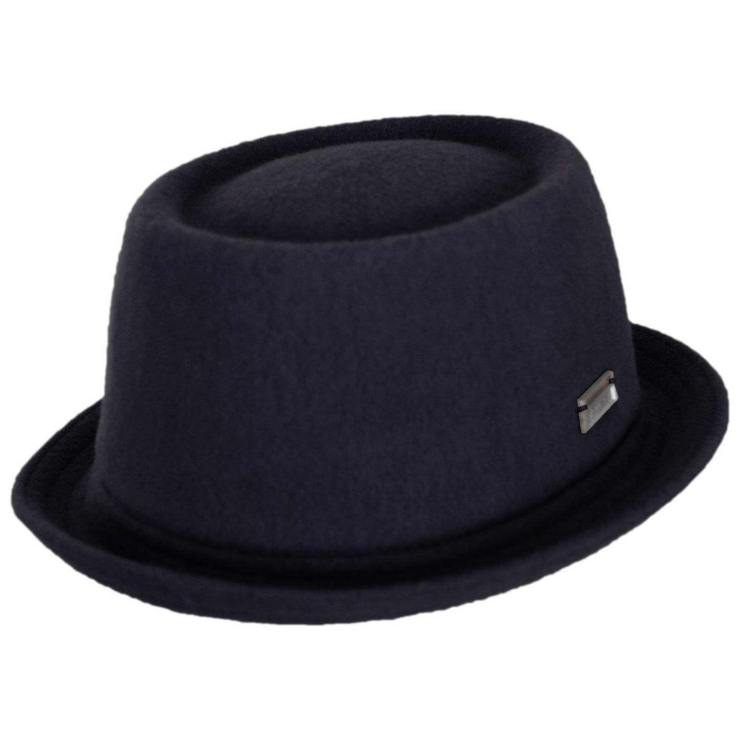 Kangol | Wool Mowbray Pork Pie Hat | 185745 | lead | BLACK