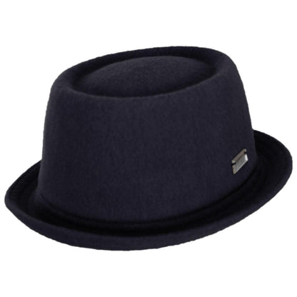 Kangol | Wool Mowbray Pork Pie Hat | 185745 | lead | BLACK