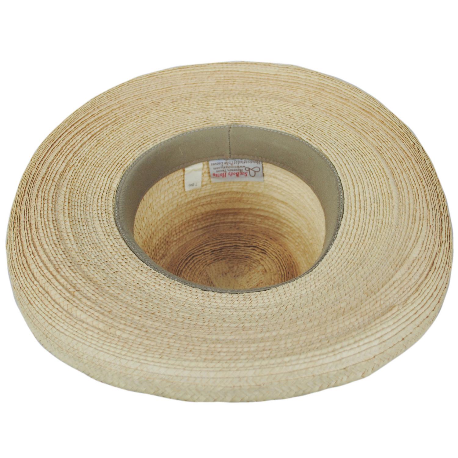 SunBody Hats | Plantation Guatemalan Fine Palm Leaf Straw Hat | 128210 | under | NATURAL