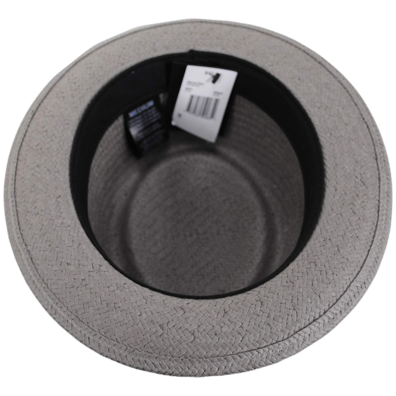 Bailey 1922 | Darron Sun Raindura Straw Pork Pie Hat | 127939 | under | GRAPHITE