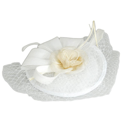 Jeanne Simmons | Luxe Sinamay Straw Fascinator Hat