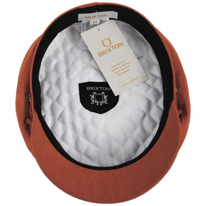 BRIXTON HATS | Fiddler Brushed Satin Fisherman Cap | 181359 | under | TERRACOTTA
