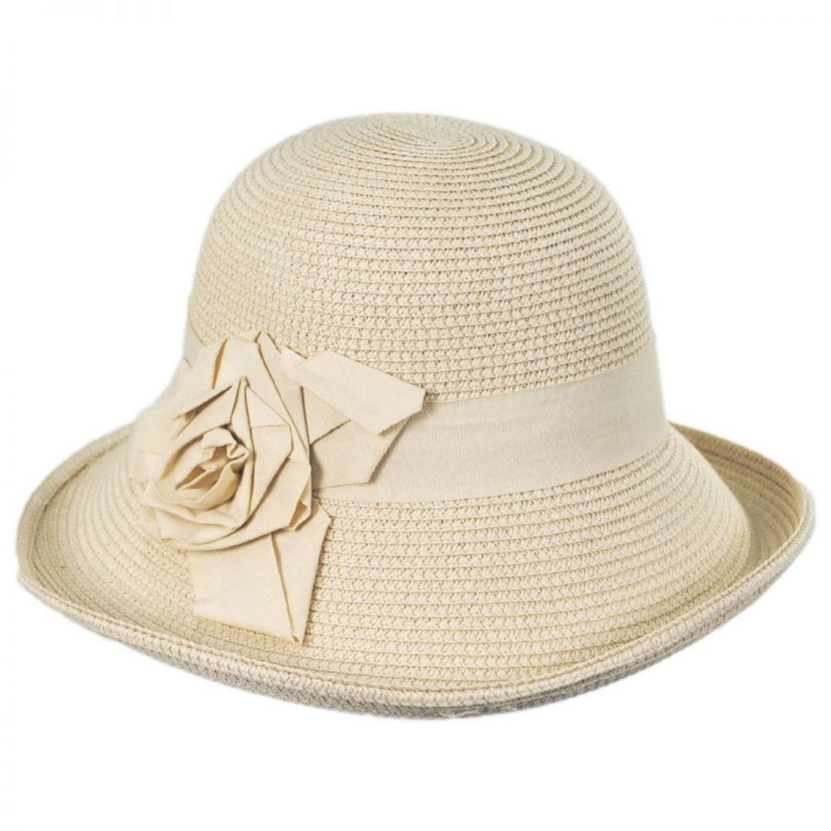 Jeanne Simmons | Rosa Toyo Straw Sun Hat | 101733 | lead | CREAM