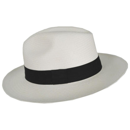 Hats Montecristi | Panama Straw Grade 10 Clasico Center Pinch Fedora Hat | 127127 | profile | BLEACH