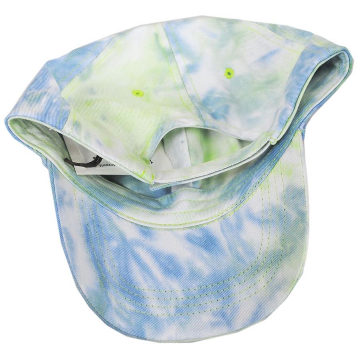 Cappelli | Splash Tie Dye Cotton Baseball Cap Dad Hat | 200339 | under | BLUE