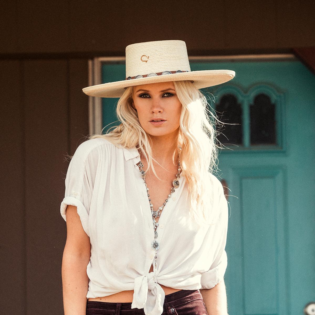 Charlie 1 Horse | High Desert Palm Leaf Straw Plantation Hat | 101651 | lsftwo | NATURAL