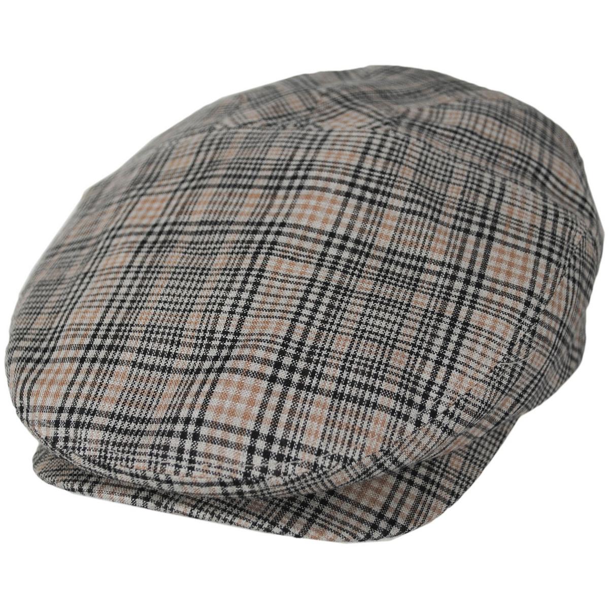 Bailey 1922 | Duch Linen Plaid 5 Panel Ivy Cap | 167222 | lead | GRIT PLAID