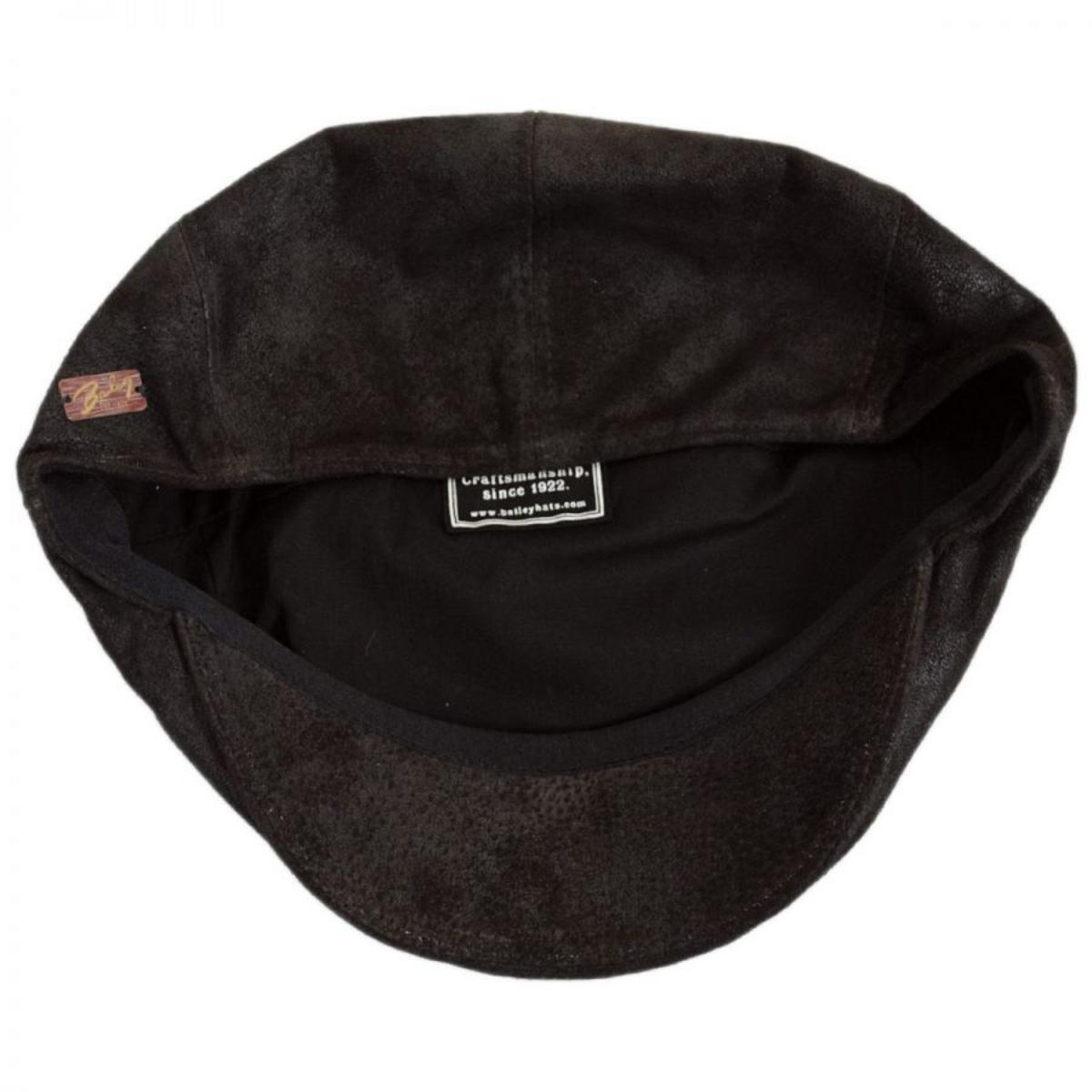Bailey 1922 | Lazar Suede Leather Ivy Cap | 167161 | under | COFFEE