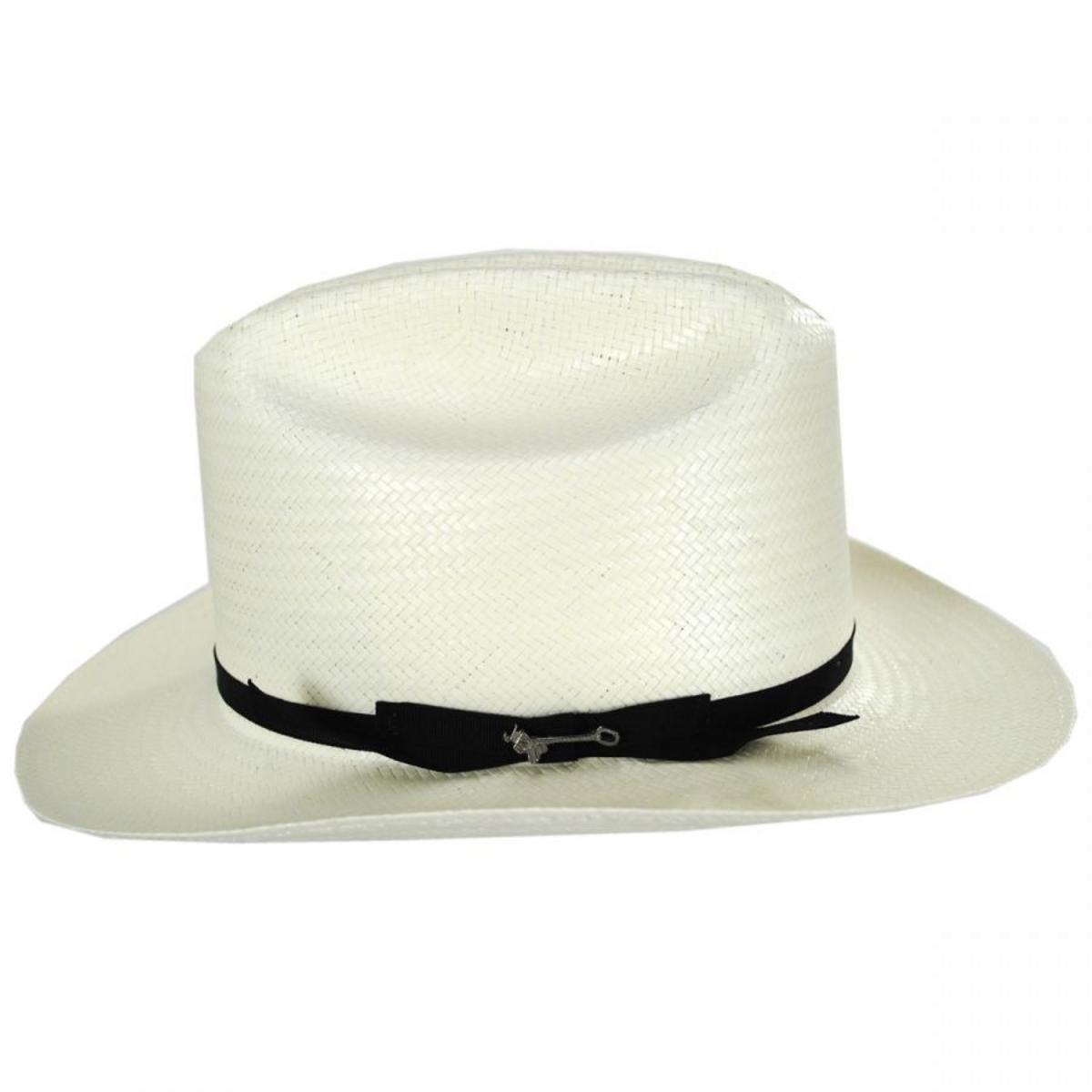 Stetson | Open Road 6X Shantung Straw Western Hat | 126998 | profile | NATURAL