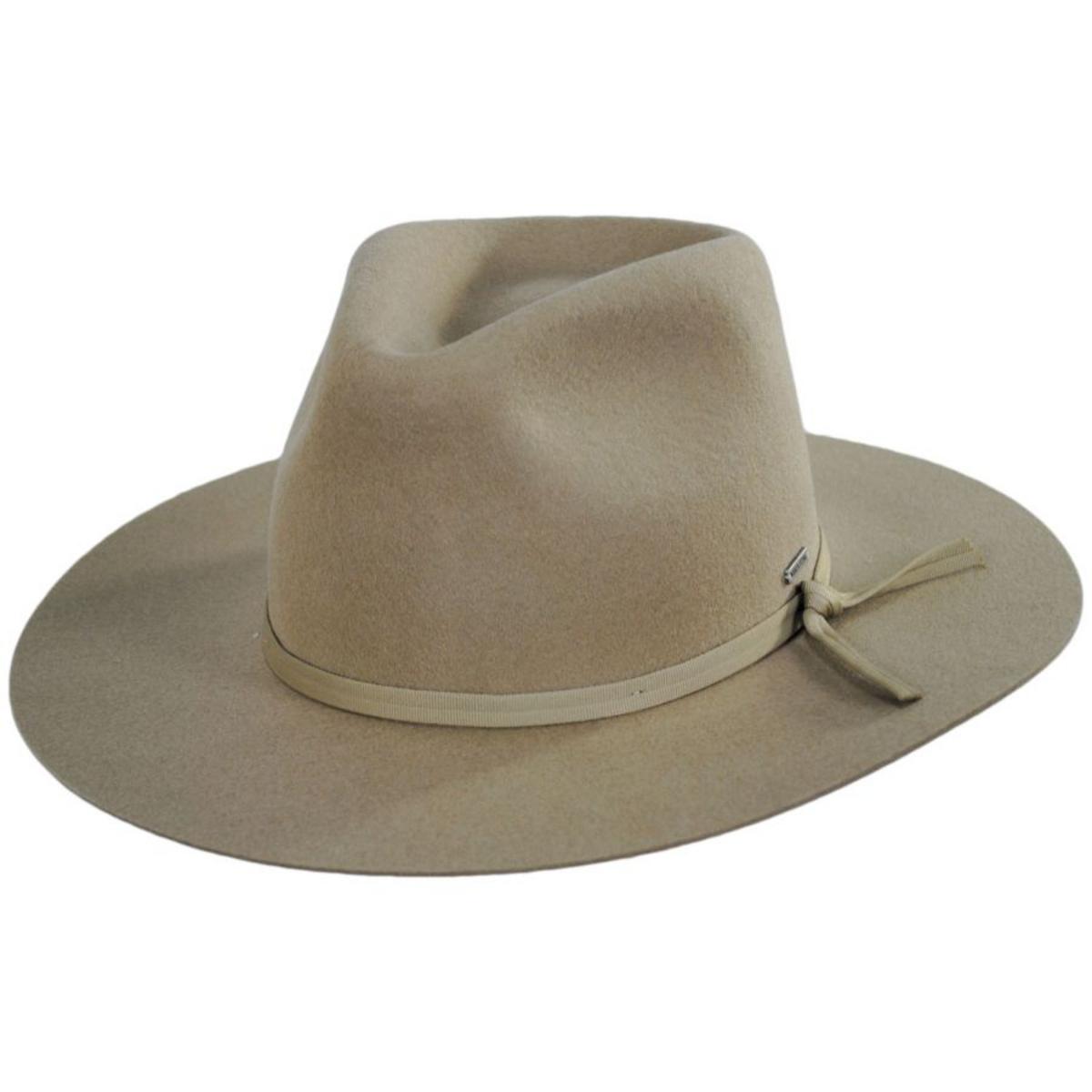 BRIXTON HATS | Cohen Wool Felt Cowboy Hat - Sand | 135650HO24 | lead | SAND