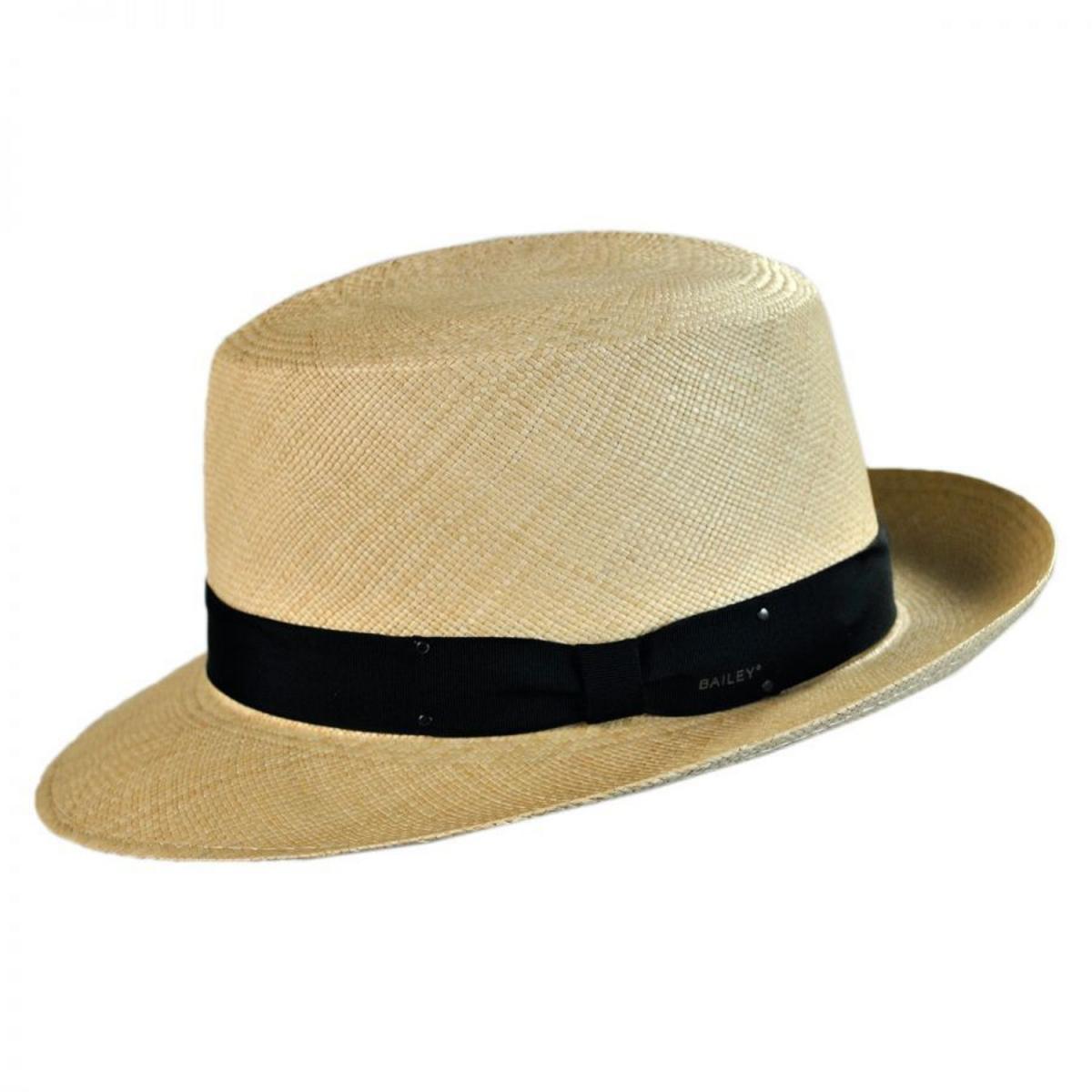 Bailey 1922 | Roll Up II Panama Straw Fedora Hat | 127889 | profile | NATURAL