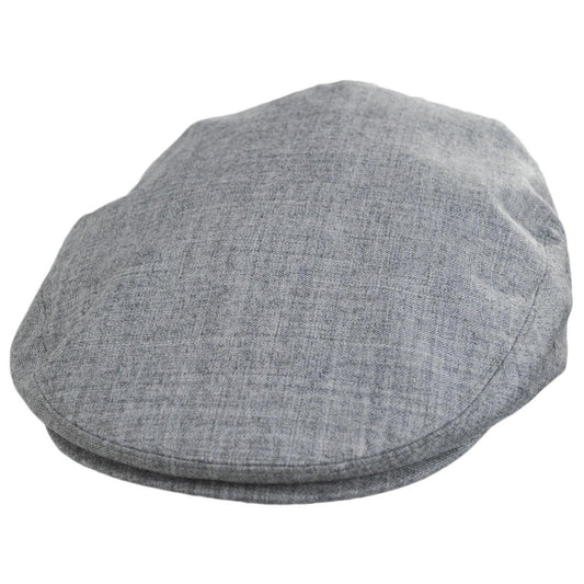 Baskerville Hat Company | Kensington Wool Twill Ivy Cap | 167666 | lead | HEATHER GREY