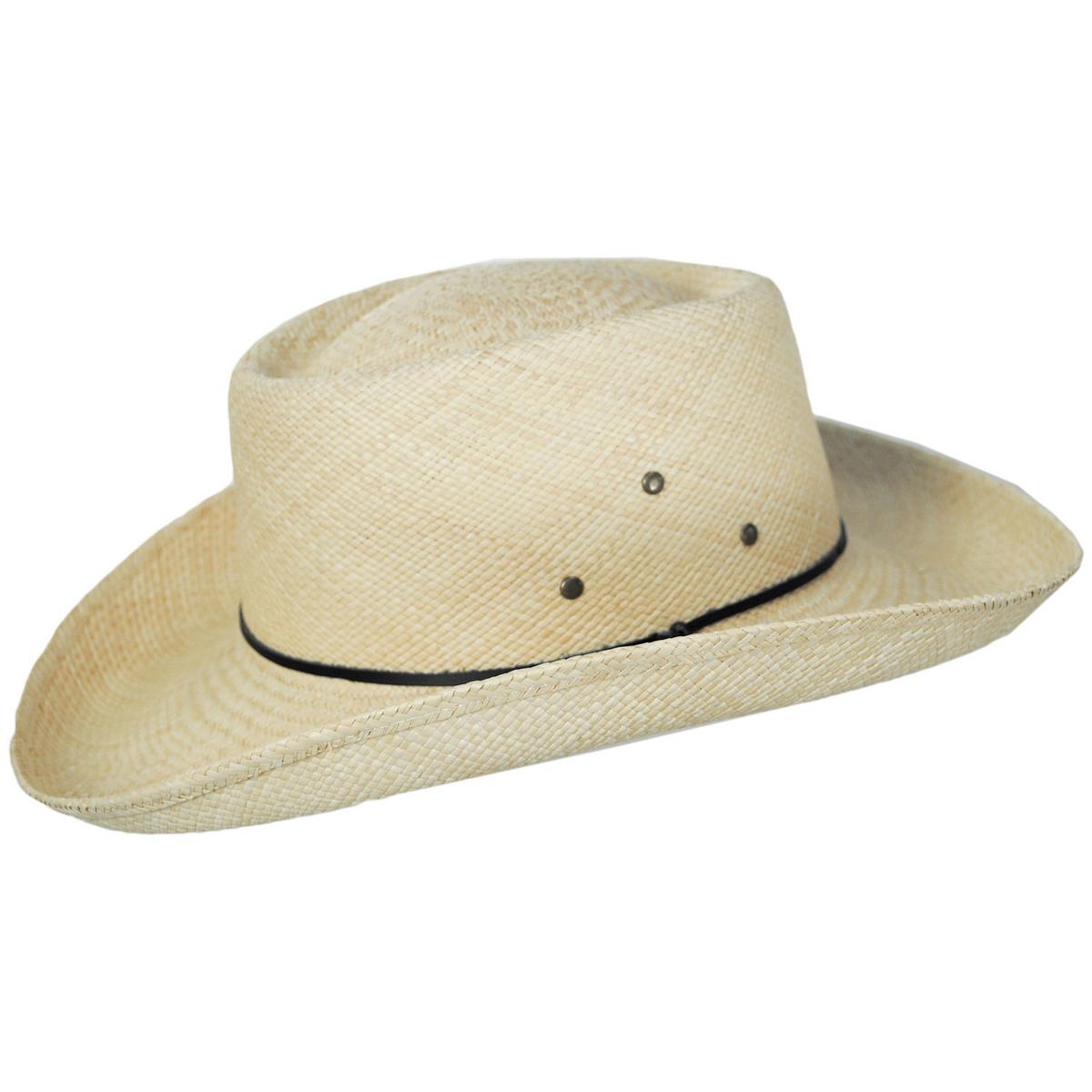 Bigalli | Los Rios Panama Straw Gambler Hat | 129255 | profile | NATURAL