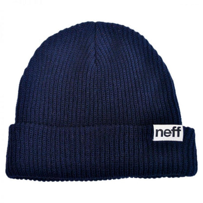Neff | Fold Knit Beanie Hat | 501501 | lead | NAVY BLUE