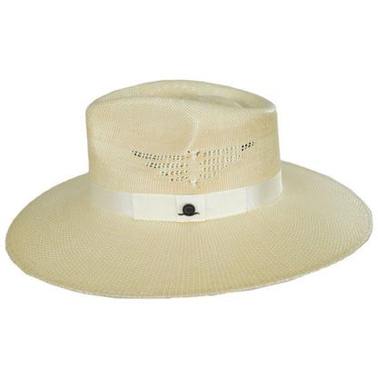 Charlie 1 Horse | Mexico Shore Toyo Straw Fedora Hat | 101669 | profile | NATURAL/TAN