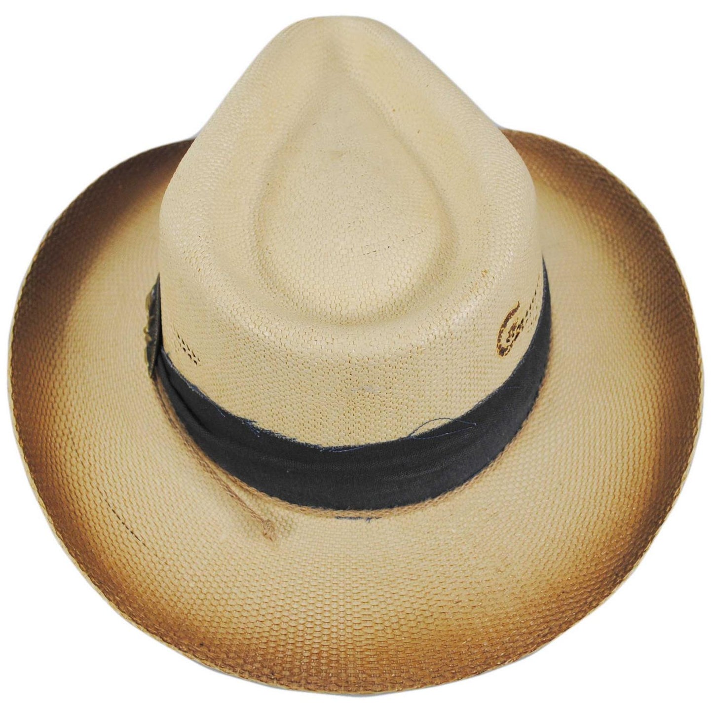 Charlie 1 Horse | Lainey Wilson Laredo Bangora Straw Outback Hat | 101681 | top | SWEATED