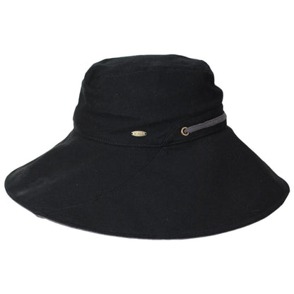 Scala | Simonetta Cotton Trail Hat | 400177 | profile | BLACK