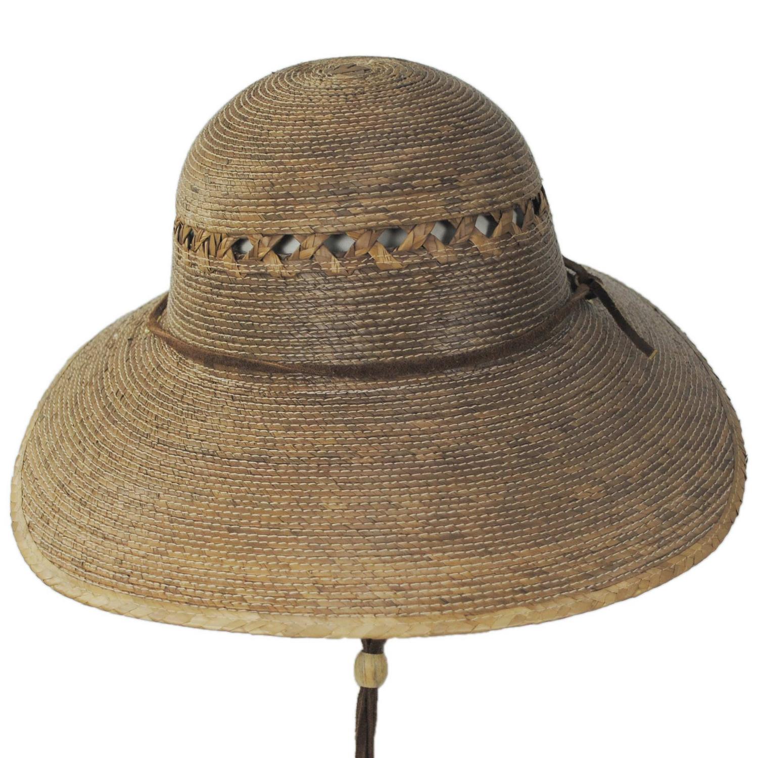 Tula Hats | Laurel Lattice Palm Straw Facesaver Hat | 102996 | front | NATURAL