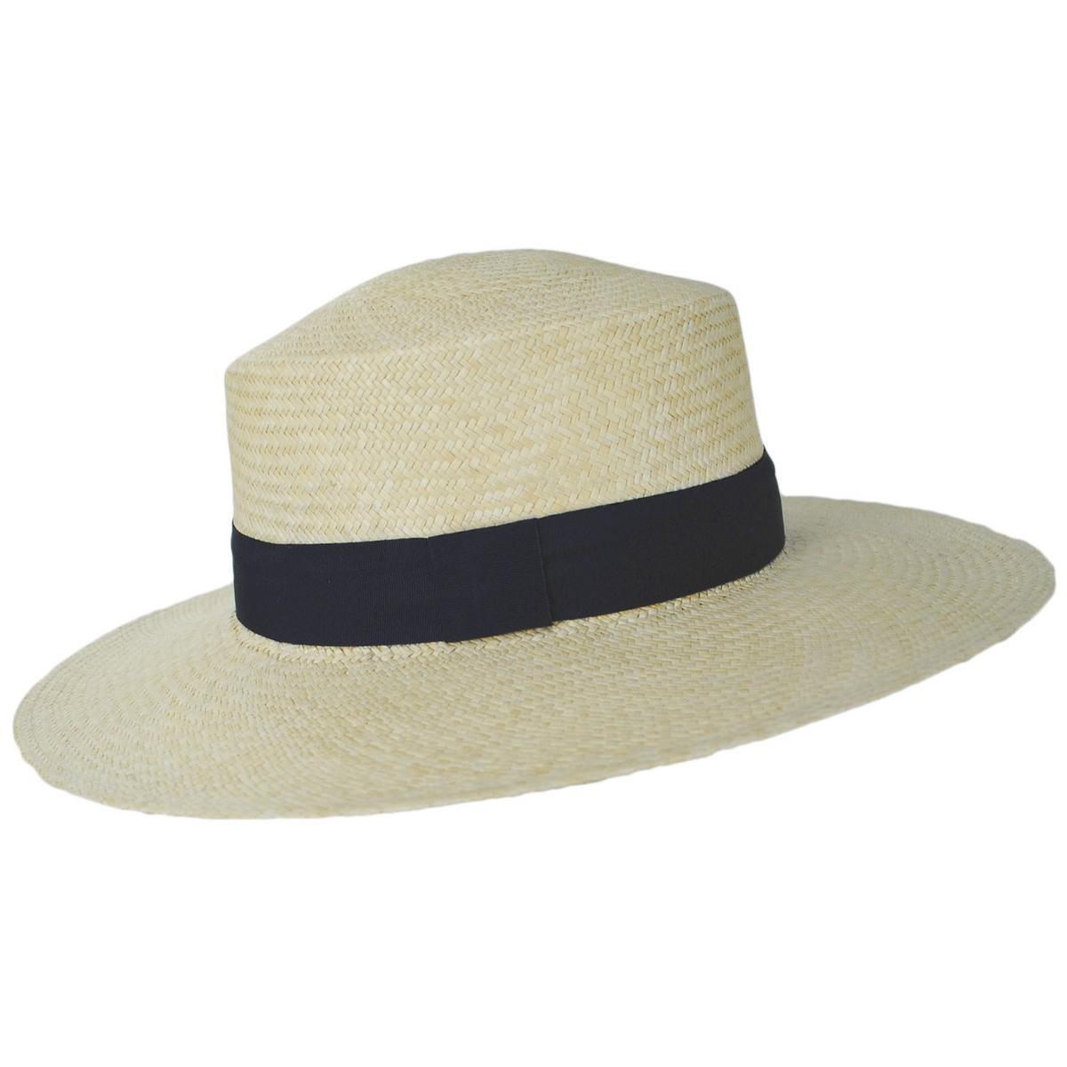 3 Regions Trade Co. | Bolero Cuenca Panama Straw Hat | 128751 | profile | NATURAL/NAVY