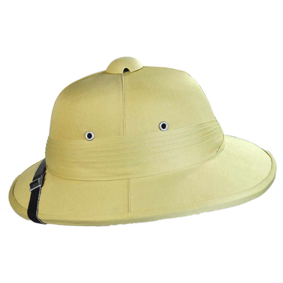 Village Hat Shop | Wholesale Indian Pith Helmet B2B Pre-Pack | B2B155805 | profile | KHAKI