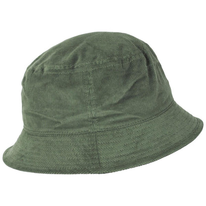 Kangol | Corduroy Cotton Blend Bucket Hat | 185710 | profile | OLIVE