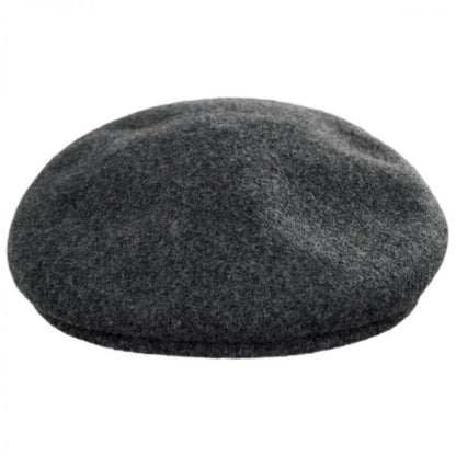 Jaxon Hats | Genuine Wool Ivy Cap | 168201 | front | CHARCOAL