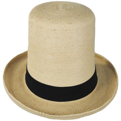 SunBody Hats | Guatemalan Palm Leaf Straw Top Hat | 128211 | front | NATURAL