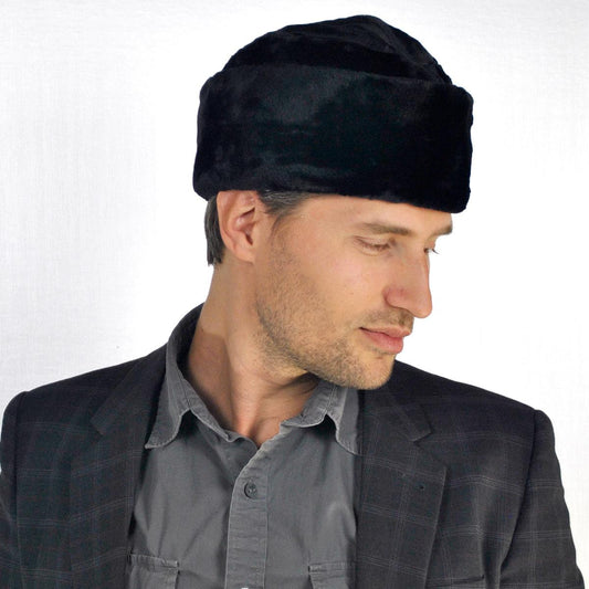 Jaxon Hats | Cossack Faux Fur Hat | 499984 | lsmtwo | BLACK