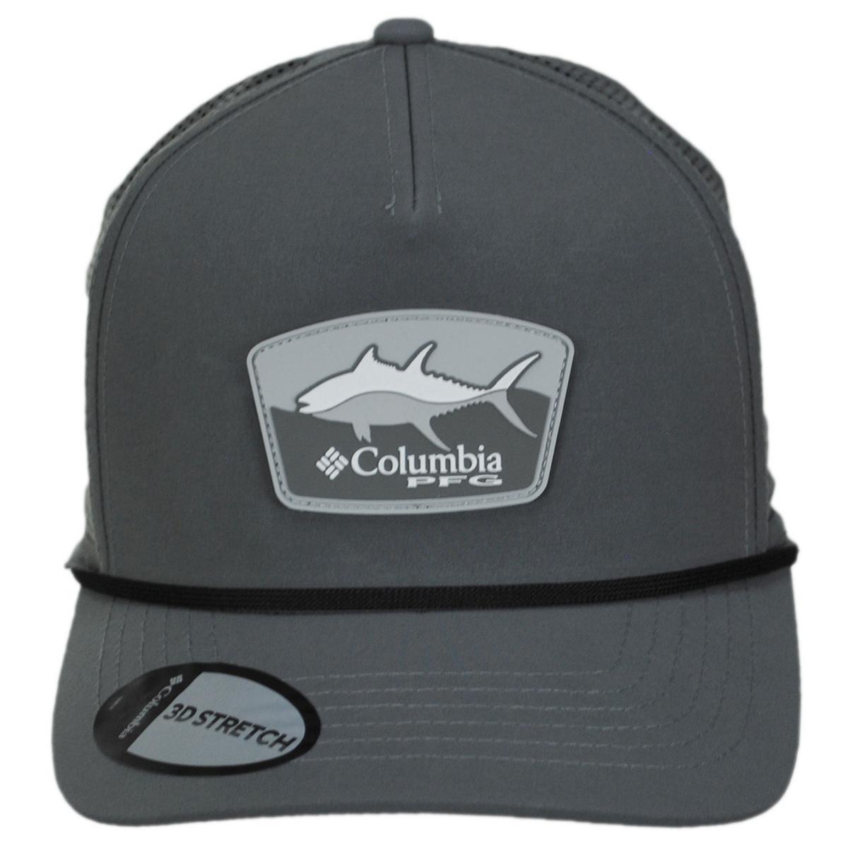 Columbia Sportswear | Tidal Pursuit 3D Stretch Snapback Baseball Cap | 400088 | front | CITY GREY