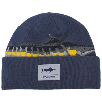 Columbia Sportswear | PFG Fall River Acrylic Knit Beanie Hat | 500747 | lead | CARBON