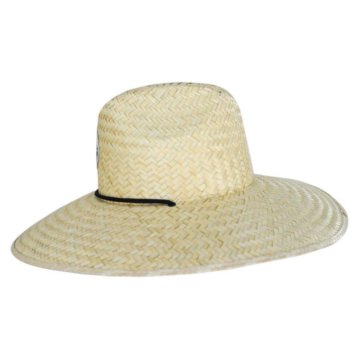 BRIXTON HATS | Crest Palm Leaf Straw Lifeguard Hat | 128334 | profile | NATURAL