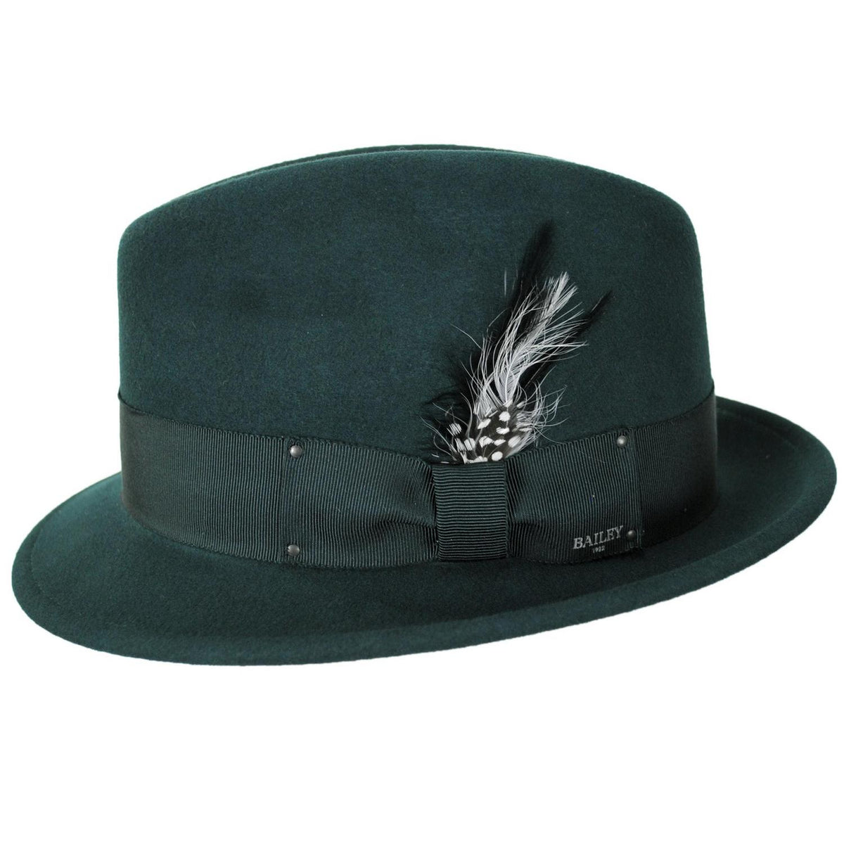 Bailey 1922 | Tino Wool LiteFelt Trilby Fedora Hat | 130008 | profile | VIRIDIAN