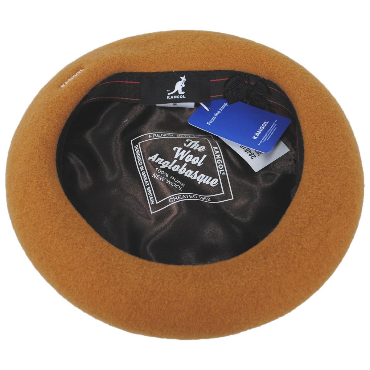 Kangol | Anglobasque Wool Beret | 150900 | under | RUSTIC CARAMEL