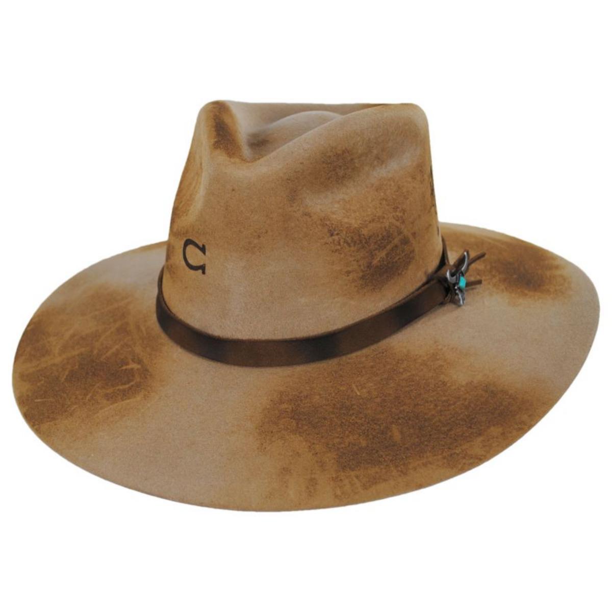 Charlie 1 Horse | Lakota Distressed Wool Felt Western Hat | 124976 | lead | SAND