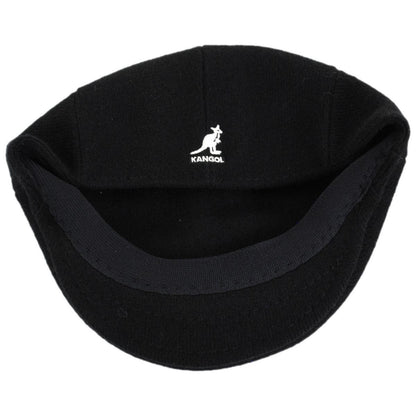 Kangol | Wool 575 Panel Flat Cap | 160837 | under | BLACK