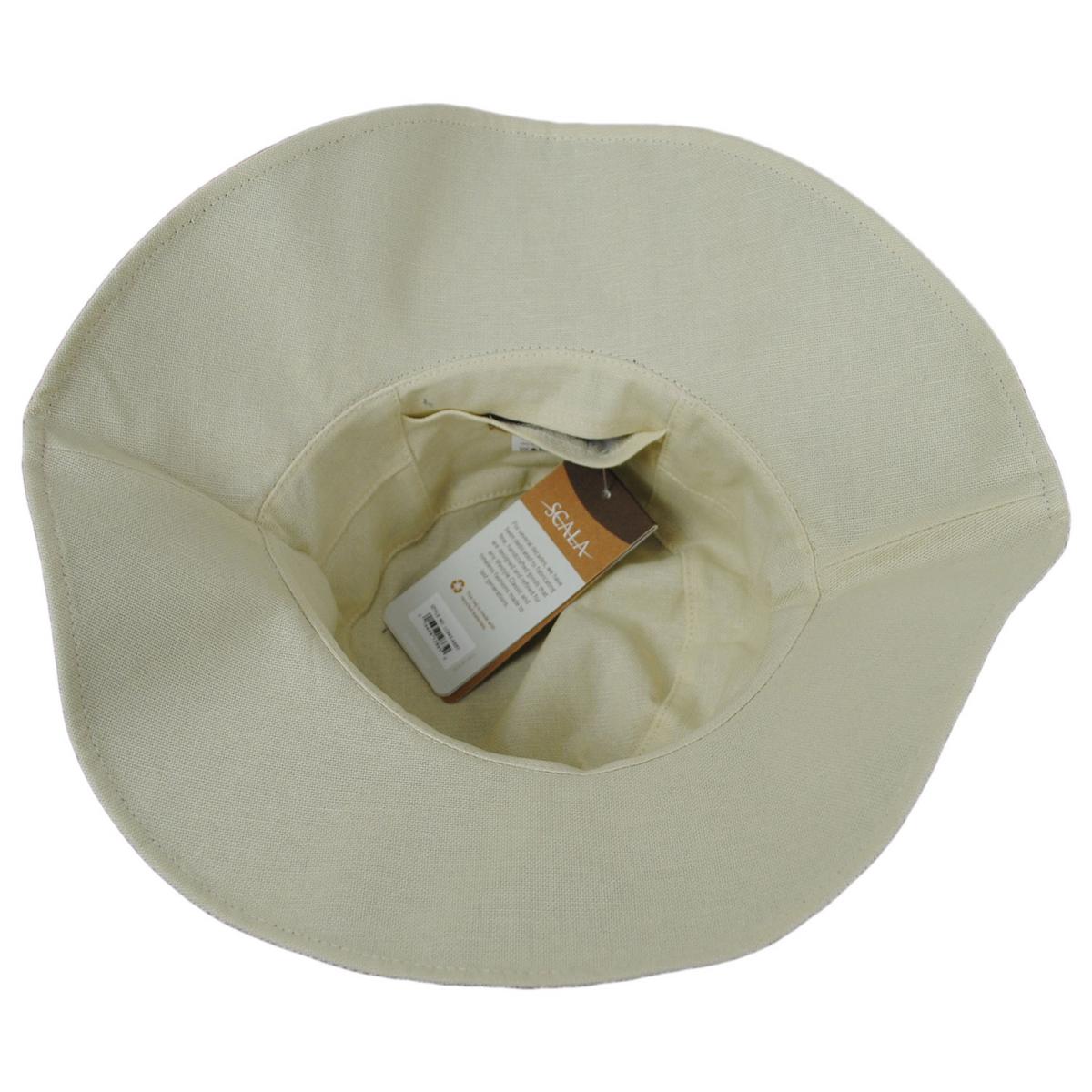 Scala | Alma Ponytail Cotton Bucket Hat | 106443 | under | NAVY