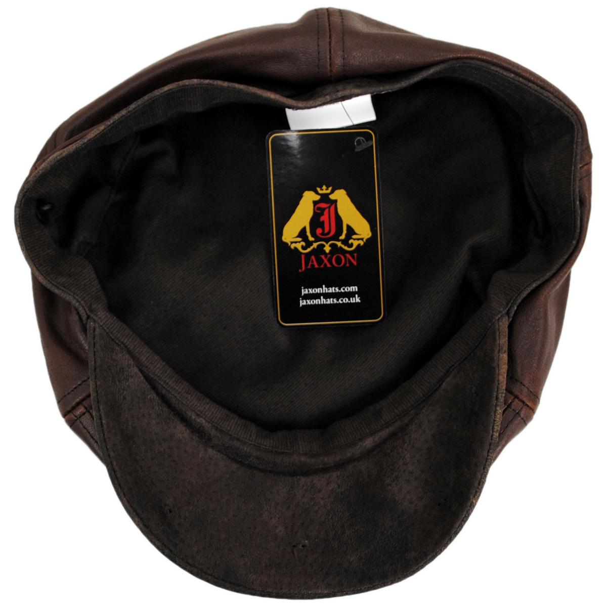 Jaxon Hats | Wholesale Leather Suede Newsboy Cap B2B Pre-Pack | B2B168202 | under | BROWN