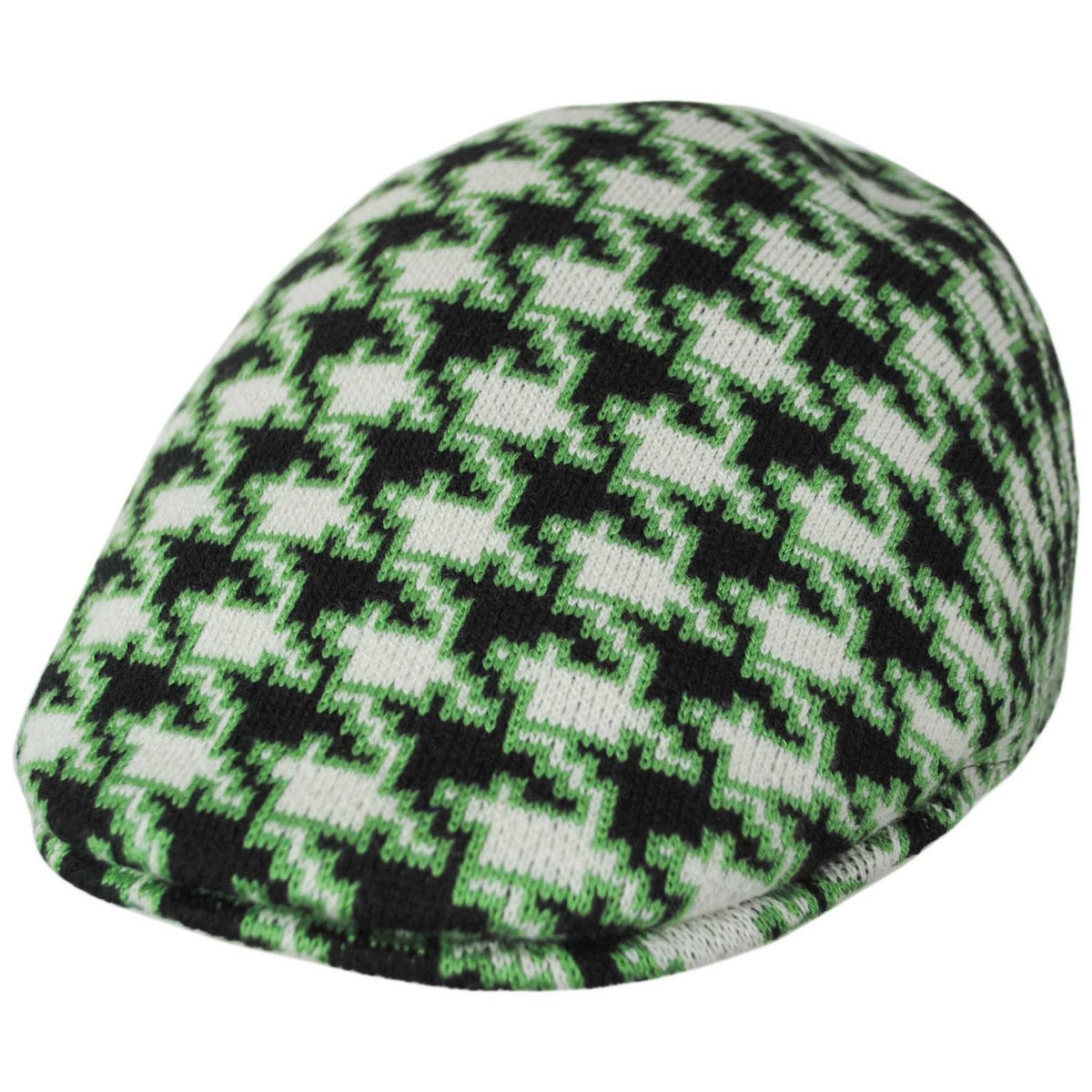 Kangol | Houndstooth 507 Ivy Cap | 161034 | lead | BLACK