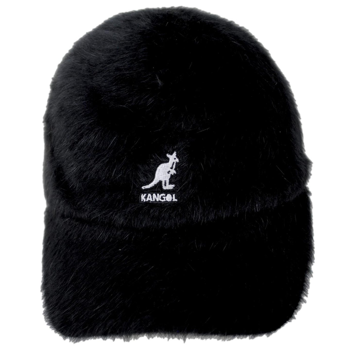 Kangol | Furgora Spacecap Fitted Baseball Cap | 201183 | front | BLACK